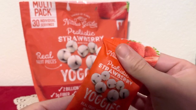 Watch Nature Garden Probiotic Strawberry Yoggies on Amazon Live